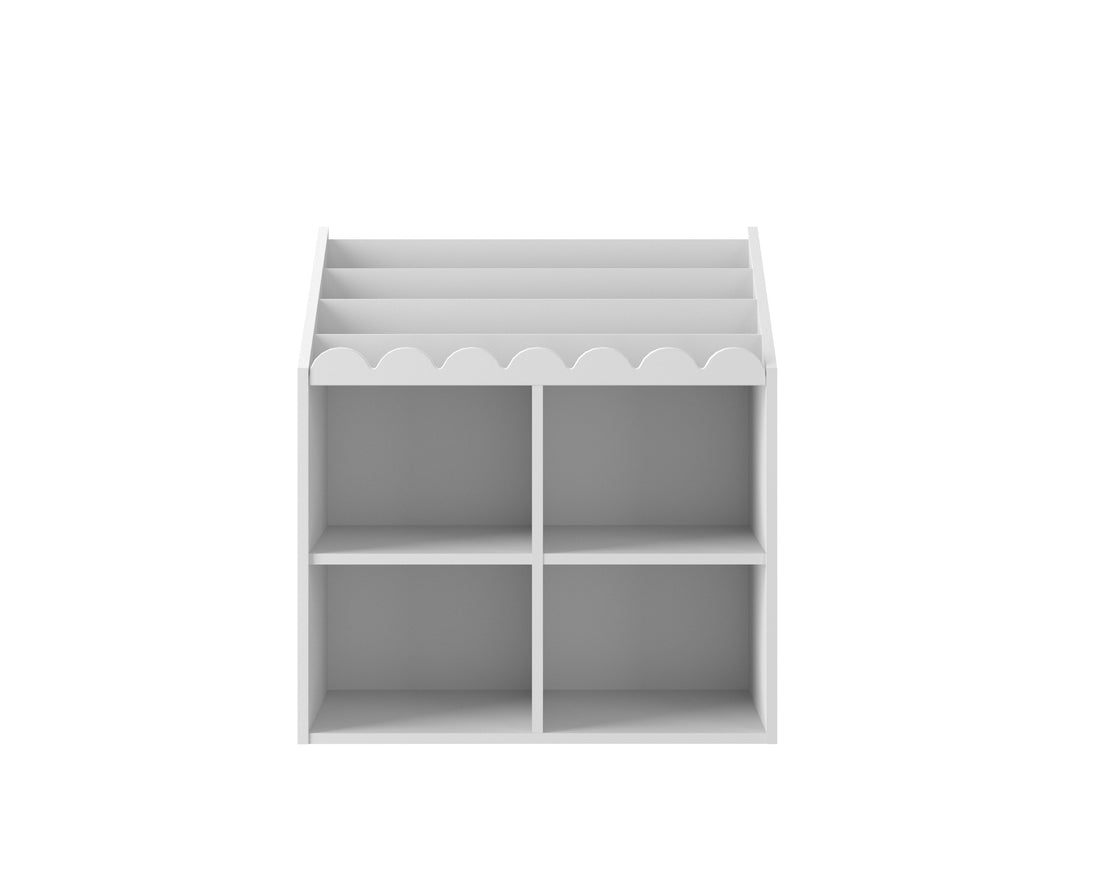 Book Nook Kinderregal für Bücher und Spielzeug im Montessori-Stil