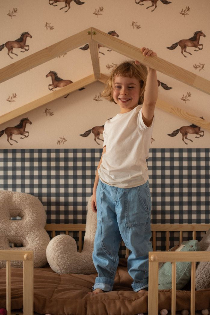 Dream Nest Hausbett 80x160 mit Rausfallschutz für Kinder