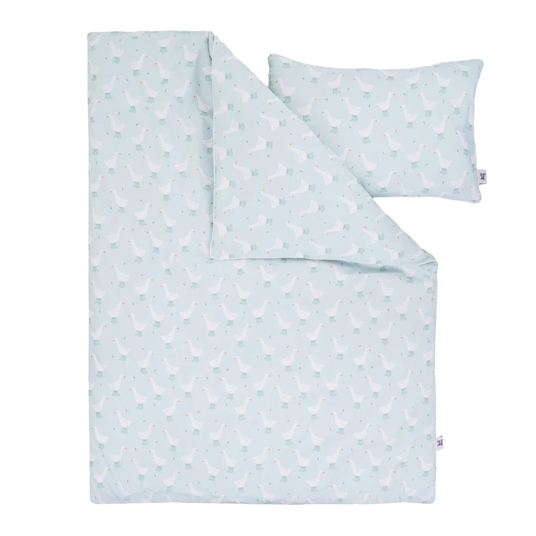 Bellamy Gooses Tales Kinderbettwäsche-Set 2-teilig mit Füllung 140x200 cm – Baumwolle OEKO-TEX, antiallergisch