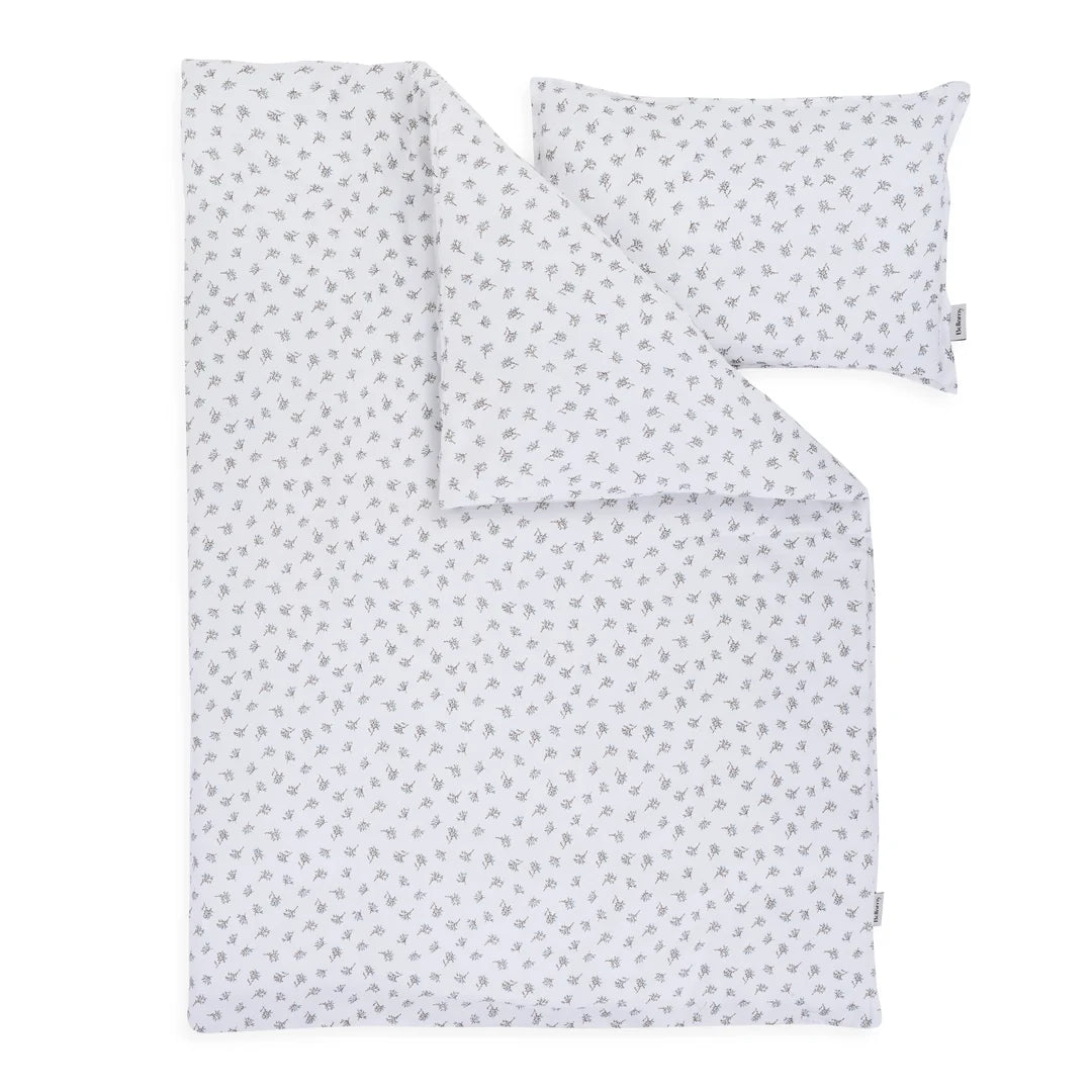 Bellamy Muślin Grove Kinderbettwäsche 2-teilig mit Füllung 100x135 cm aus OEKO-TEX zertifizierter Baumwollmusselin, bestehend aus Kissen 40x60 cm und Decke 100x135 cm mit antiallergischer Silikonhohlfiber