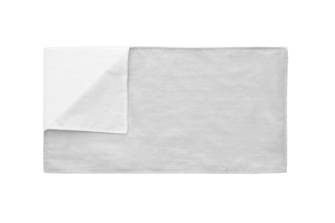 Bellamy Leinen-Wickelauflage für Kinderbett UP! in Steingrau, OEKO-TEX zertifiziert, 70x38x3 cm