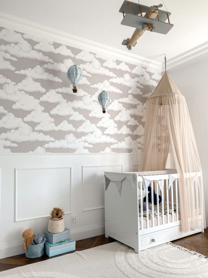 Bellamy Marylou Schublade Snow Bliss für Kinderbett 70x140 cm in Weiß mit leisen Schienen zur platzsparenden Aufbewahrung von Bettwäsche und Spielzeug