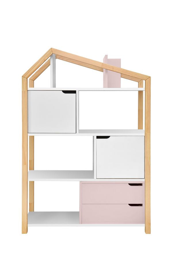Bellamy Tatam Phoebe Kinderzimmer-Regal mit offenen Fächern, Schränkchen und Schubladen