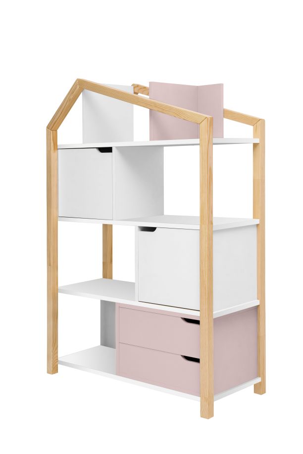 Bellamy Tatam Phoebe Kinderzimmer-Regal mit offenen Fächern, Schränkchen und Schubladen