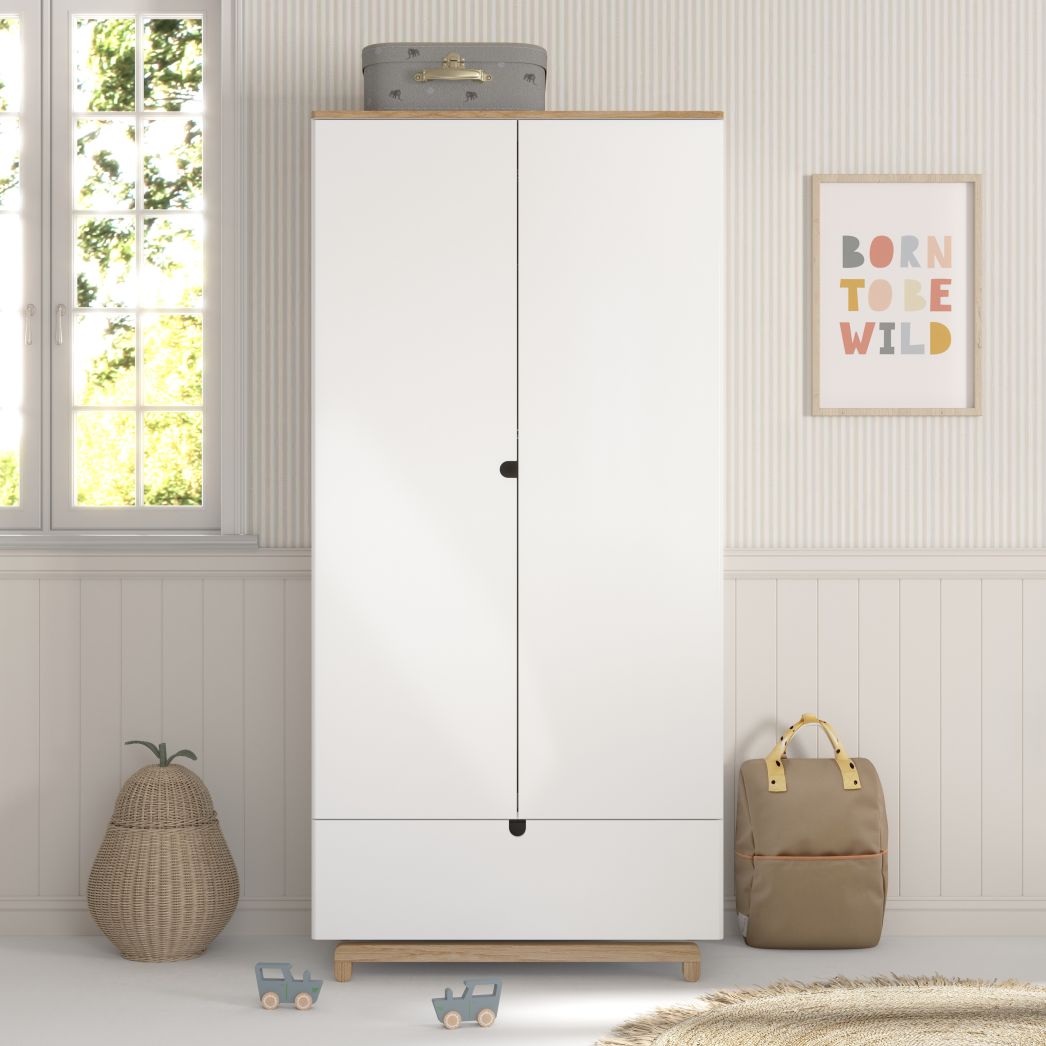 Nomi Kleiderschrank 2-Türig