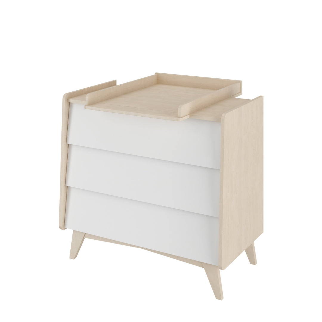 Bellamy So Sixty Wickelaufsatz in modernem Retro-Design der 60er Jahre, passend für die So Sixty Kommode, mit sicherer und komfortabler Wickelfläche