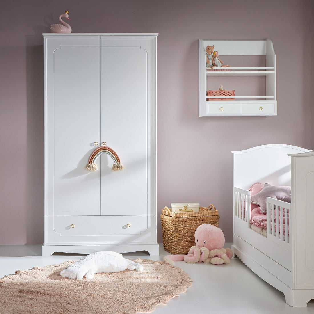 Bellamy Royal Kleiderschrank 2-türig für Kinderzimmer