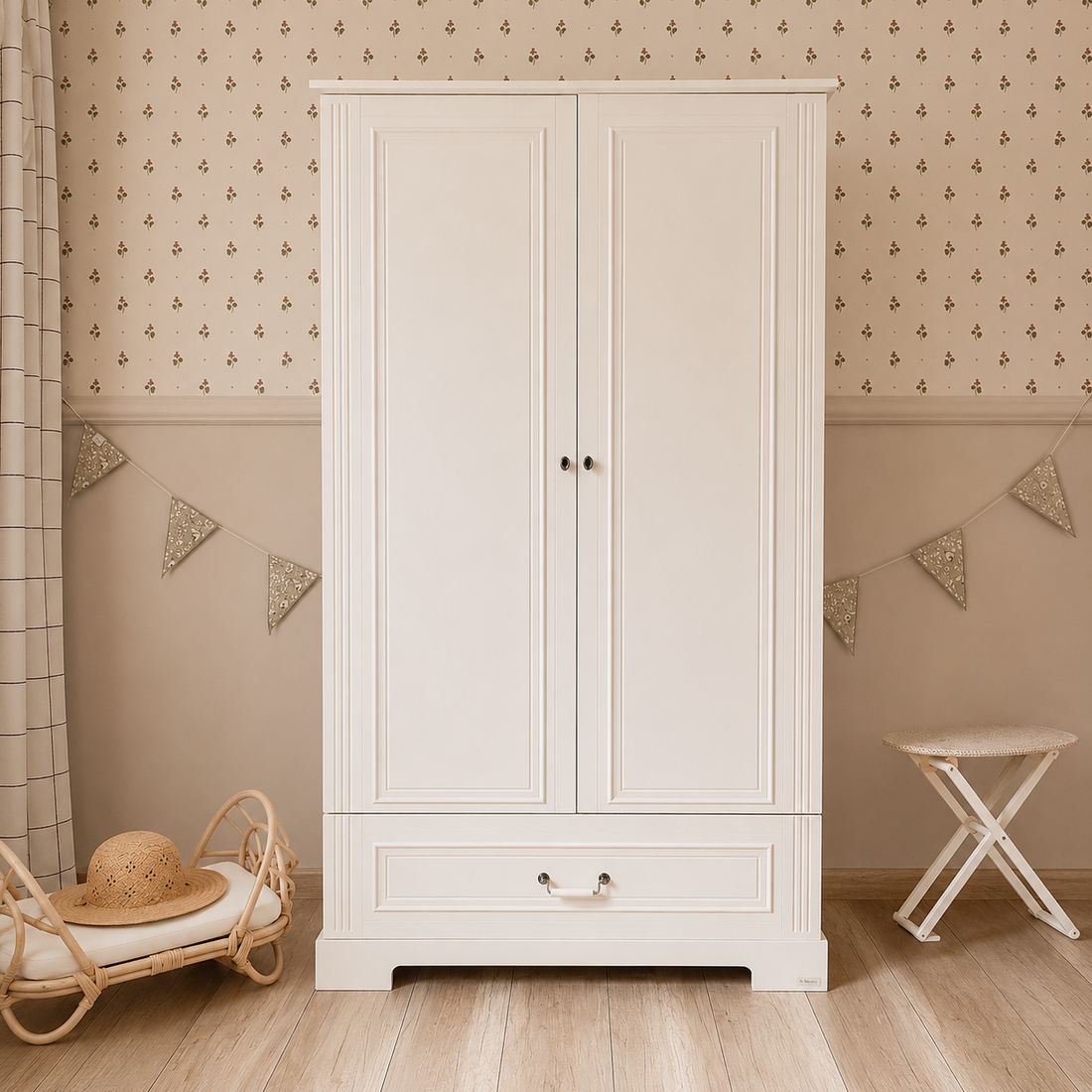 Ines Kleiderschrank 2-Türig