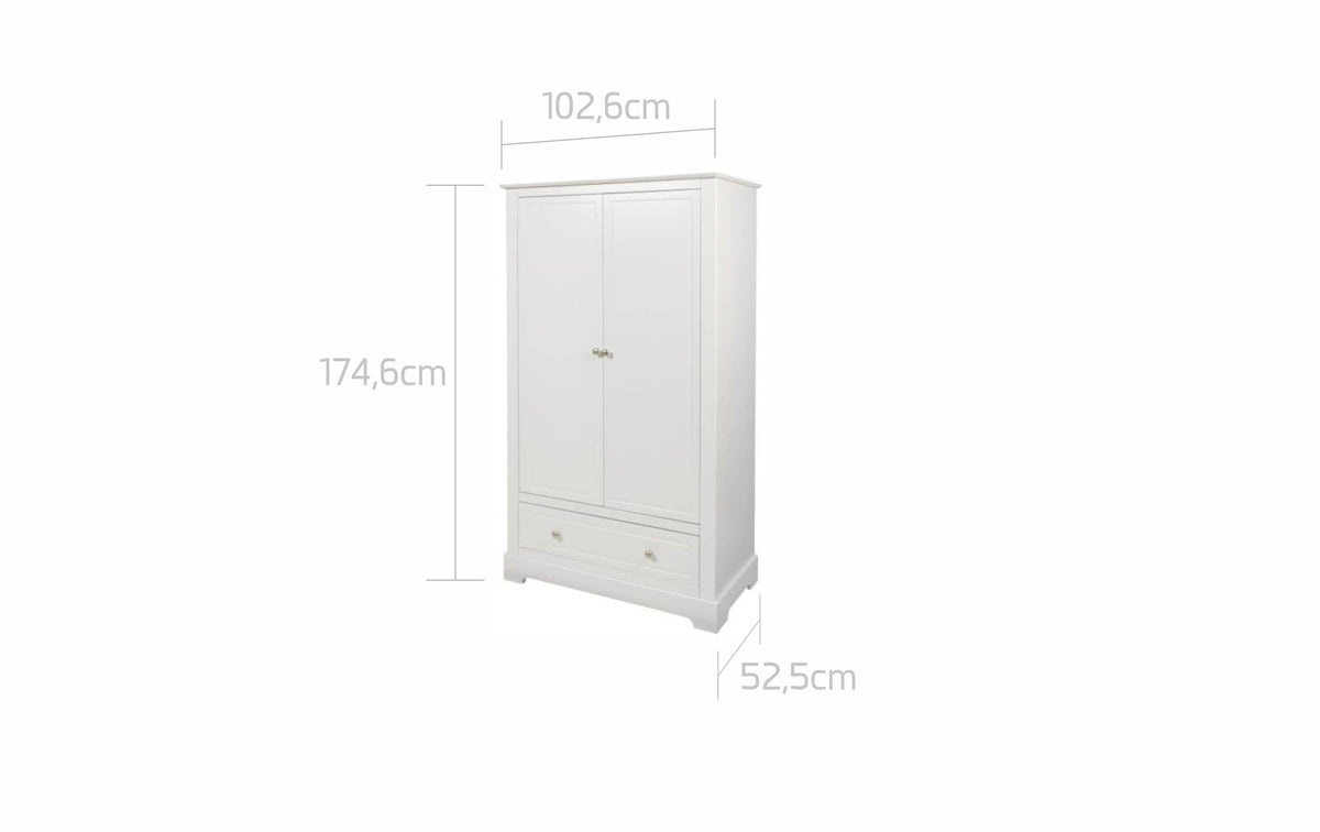 Marylou Kleiderschrank 2-Türig