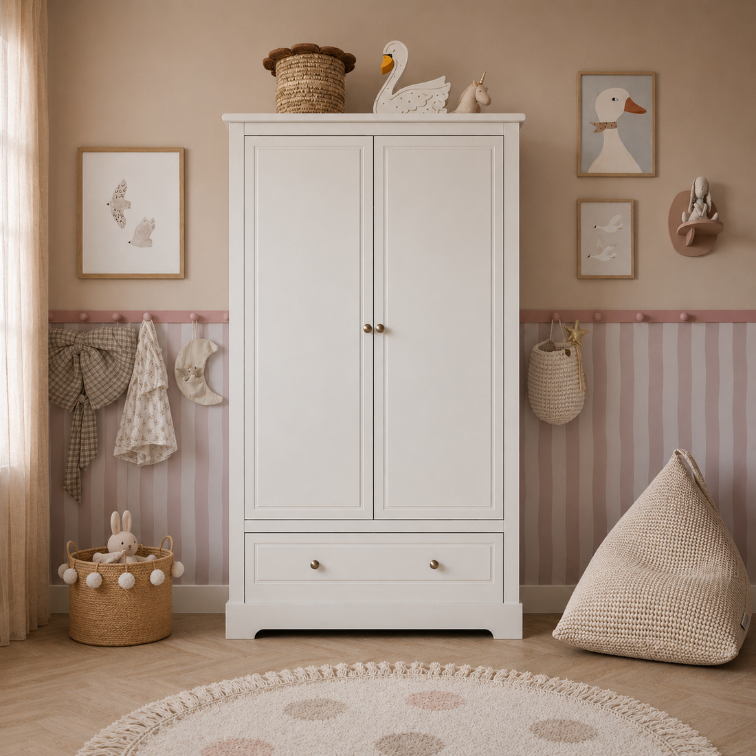 Marylou Kleiderschrank 2-Türig