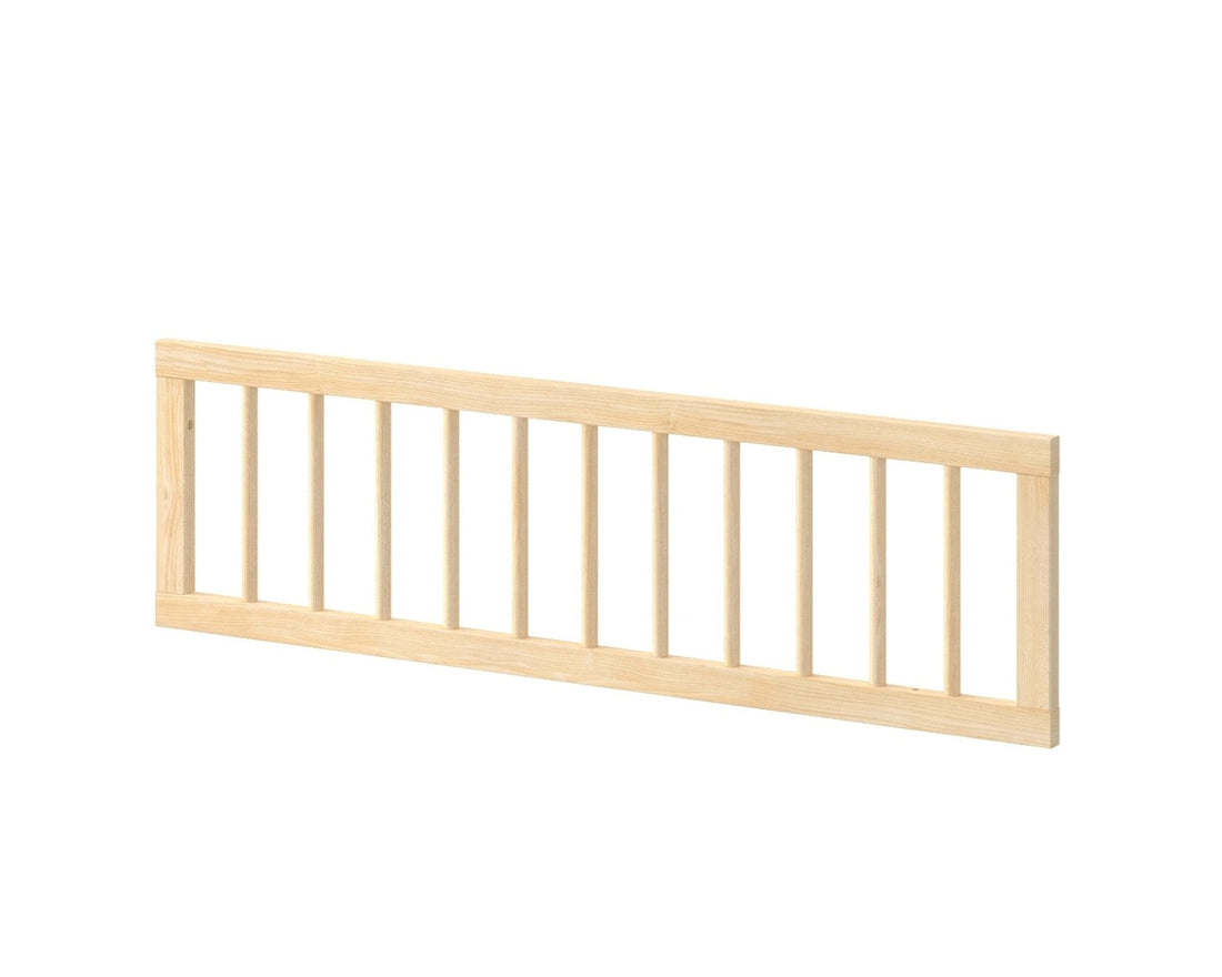 Bellamy Wood Nest vorderes Bettschutzgitter für Kinderbett 70x140 cm aus Holz mit vertikalen Stäben
