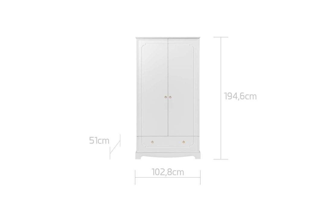Royal Kleiderschrank 2-Türig