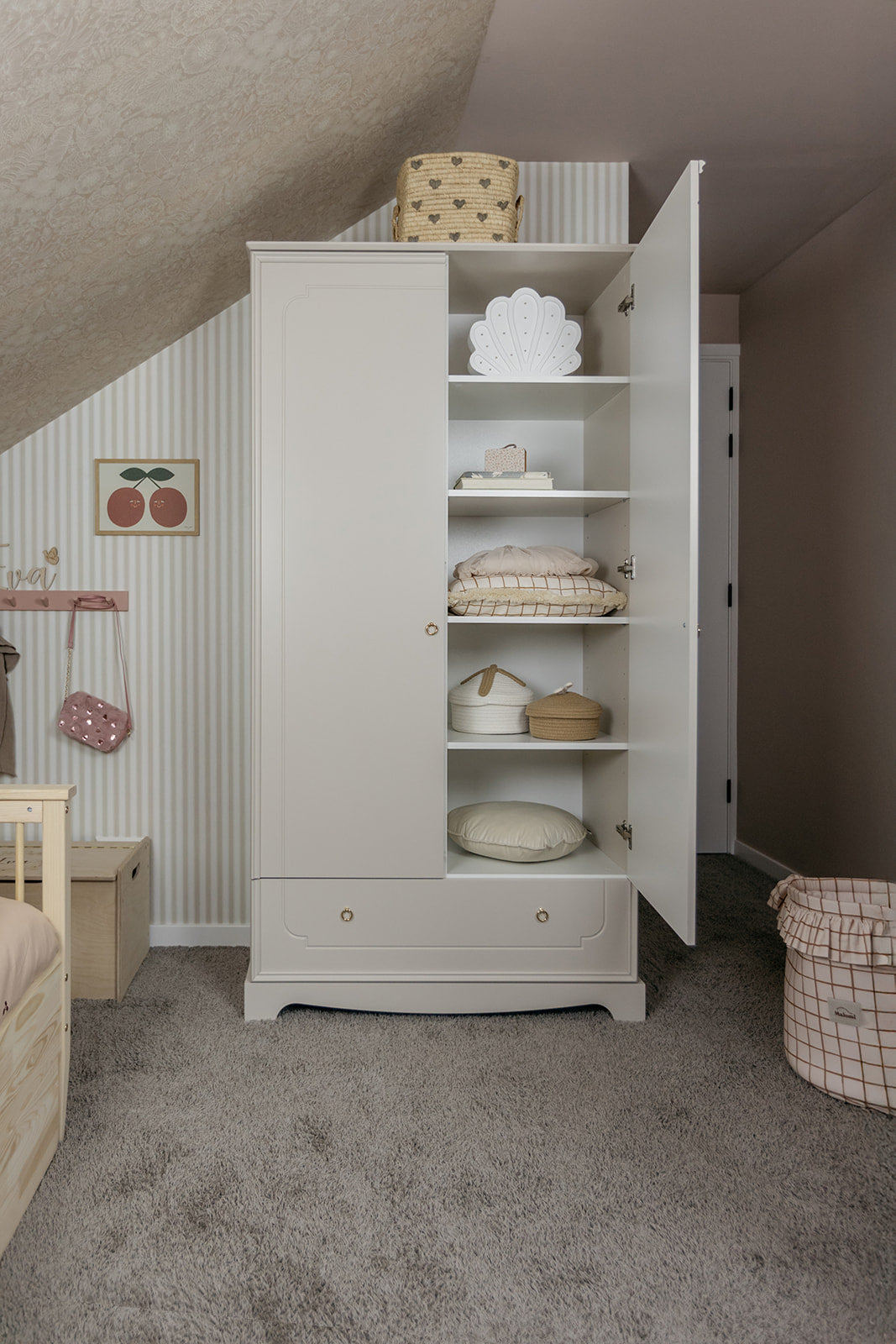 Bellamy Royal Kleiderschrank 2-türig für Kinderzimmer