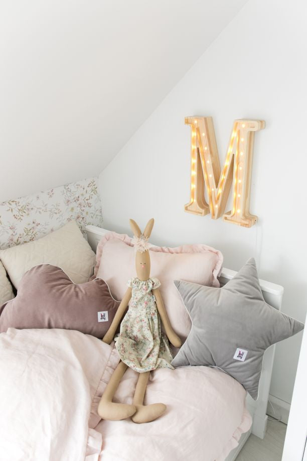 Bellamy Leinenbettlaken in Dusty Pink (90x200 cm), weiches, OEKO-TEX-zertifiziertes Kinderbettlaken aus natürlichem Leinen mit thermoregulierenden und antibakteriellen Eigenschaften