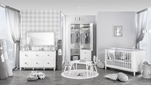 Babyzimmer Komplett Set Aden - ABVERKAUF